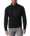 Bass Outdoor Sweater Men Black Beau Mock Neck Quarter-zip Pullover Mac159 In Black