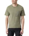 Bass Outdoor T-shirt Men's Lichen Green Cotton Short Sleeve Crew Neck Fts178 In Green