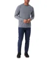 Bass Outdoor T-shirt Mens Ombre Blue Long Sleeve Ribbed Pullover Ups417 In Gray