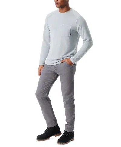 BASS OUTDOOR BASS OUTDOOR T-SHIRT MENS QUARRY STRETCH LONG SLEEVE RIBBED CREW NECK MAC75