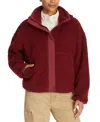 Bass Outdoor Women's Faux-shearling Campfire Jacket In Cabernet
