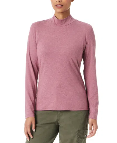 Bass Outdoor Women's Mock-neck Long-sleeve Top In Keepsake Lilac