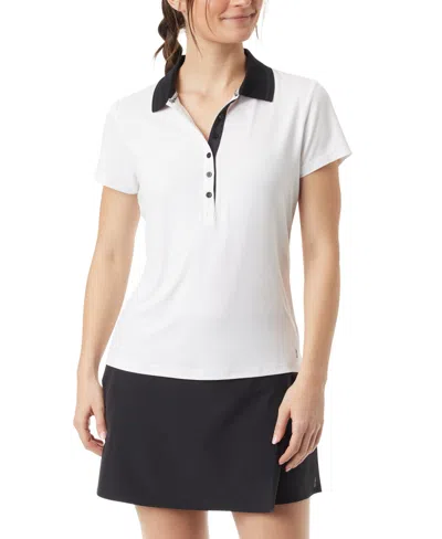 Bass Outdoor Women's Performance Polo T-shirt In Bright White