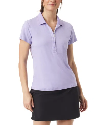 Bass Outdoor Women's Performance Polo T-shirt In Orchid Petal