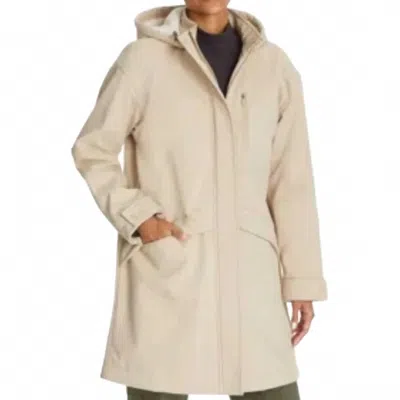 Bass Outdoor Women's Stadium Parka Jacket In Cream In Neutral