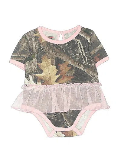 Pre-owned Bass Pro Shops Babies' Short Sleeve Onesie In Gold