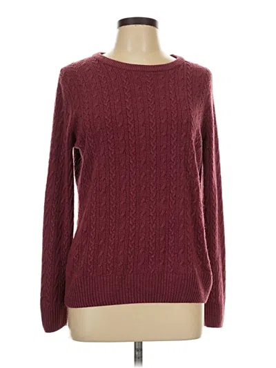 Pre-owned Bass Pullover Sweater In Burgundy