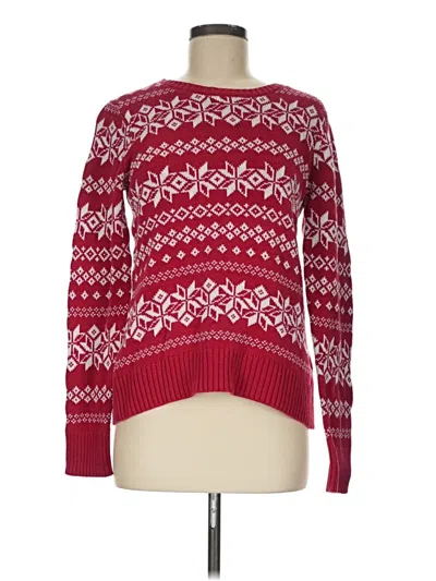 Pre-owned Bass Pullover Sweater In Red