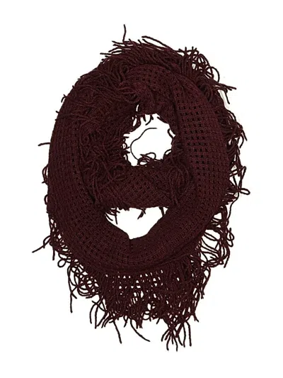 Pre-owned Bass Scarf In Burgundy