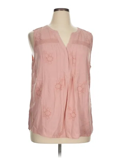 Pre-owned Bass Sleeveless Blouse In Pink