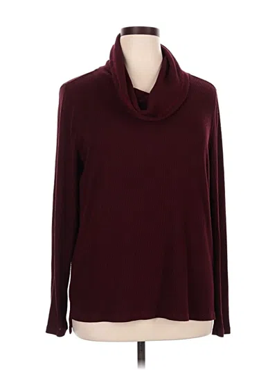 Pre-owned Bass Turtleneck Sweater In Burgundy