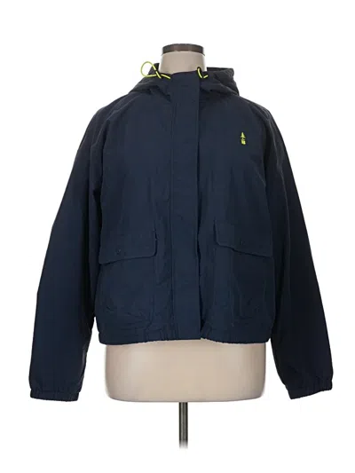 Pre-owned Bass Windbreaker Jacket In Blue