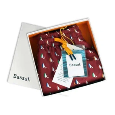 Bassal. Regata Swimwear In Brown