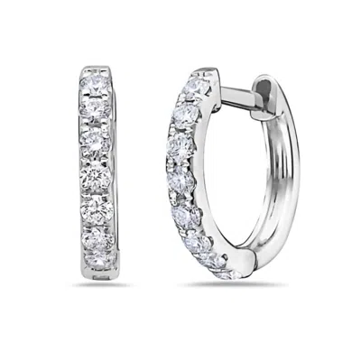 Bassali Women's 14k Earring In White Gold