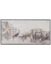 Bassett Mirror About Town Framed Canvas In Gray