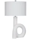 Bassett Mirror Alexx Table Lamp In White