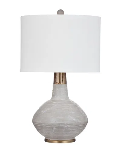 Bassett Mirror Alyssa Table Lamp In White