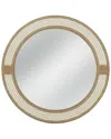 Bassett Mirror Apolline Wall Mirror In White
