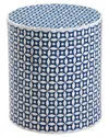 Bassett Mirror Attic Accent Table In Blue