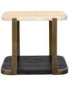 Bassett Mirror Avalon End Table In Brown