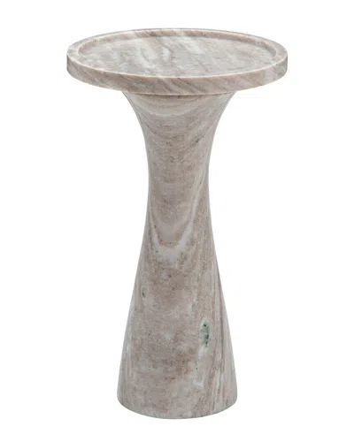 Bassett Mirror Baird Marble Accent Table