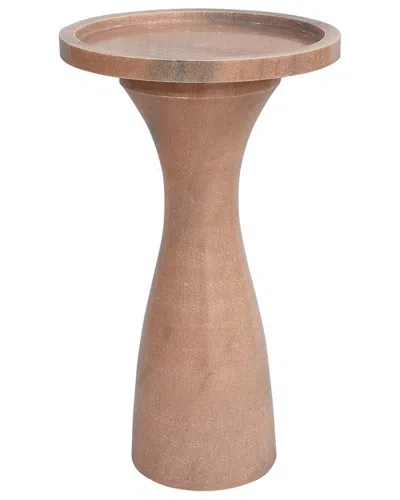 Bassett Mirror Baird Marble Accent Table In Neutral