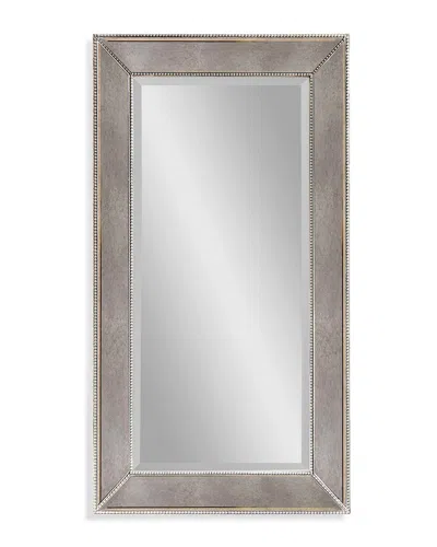 Bassett Mirror Beaded Wall Mirror In Gray