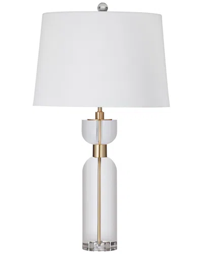 Bassett Mirror Bollin Table Lamp In White