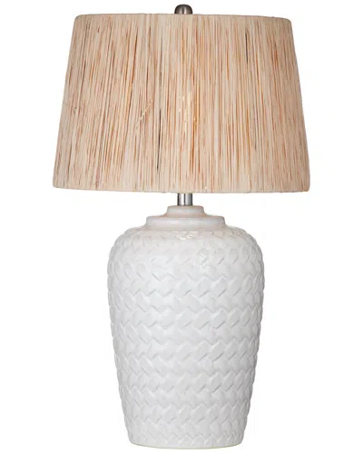 Bassett Mirror Cendra Table Lamp In White