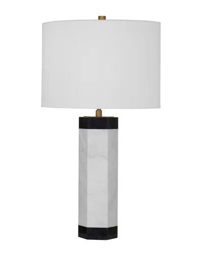 Bassett Mirror Charlie Table Lamp In White