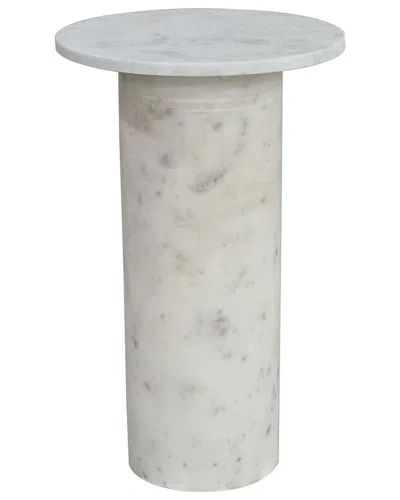 Bassett Mirror Claude Accent Table In White