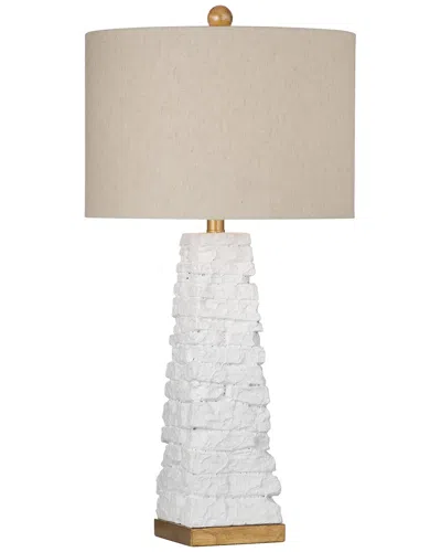 Bassett Mirror Comoros Table Lamp In White