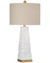 Bassett Mirror Comoros Table Lamp In White