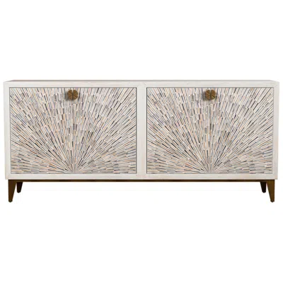 Bassett Mirror Company Astrid 72" Long White Server
