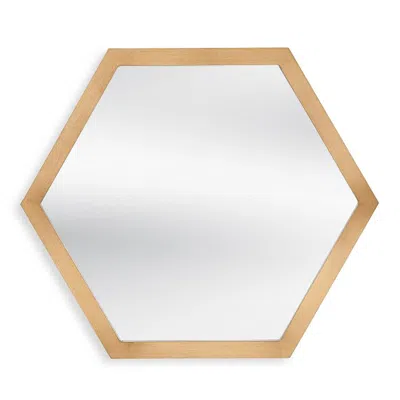 Bassett Mirror Company Dunn Wall Mirror In Gold Leaf