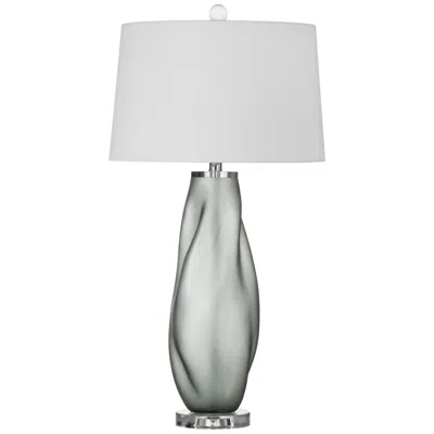 Bassett Mirror Company Gabon 33" High Gray Table Lamp