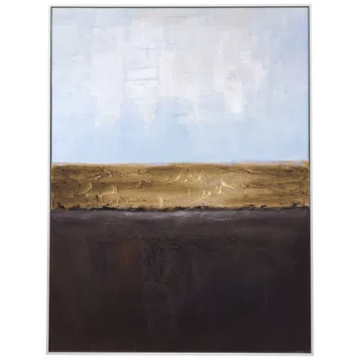 Bassett Mirror Company Garnet Blue Canvas Wall Art