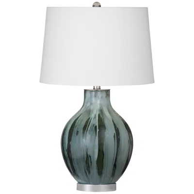 Bassett Mirror Company Mersay 27" High  Smoke Table Lamp