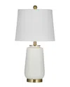Bassett Mirror Cream Table Lamp In White