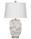 Bassett Mirror Crete Table Lamp In White