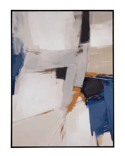 Bassett Mirror Denisa Ii Framed Canvas In White