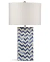 Bassett Mirror Dunmore Table Lamp In White
