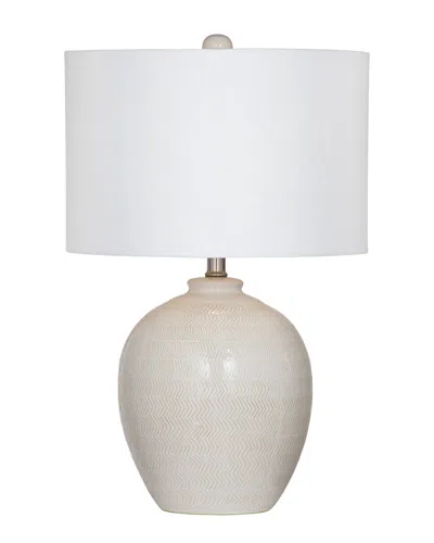 Bassett Mirror Ellen Table Lamp In Neutral