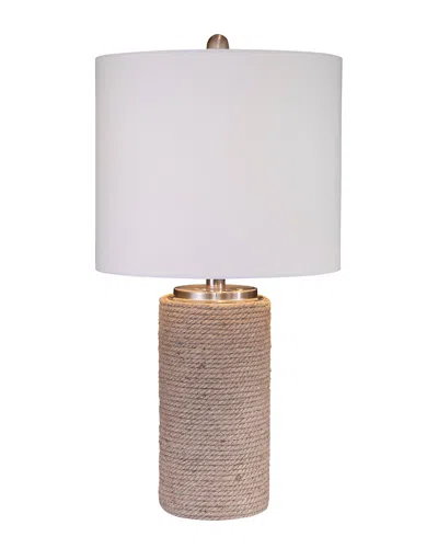 Bassett Mirror Lakeland Table Lamp In Neutral