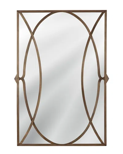 Bassett Mirror Lattice Wall Mirror In Brown