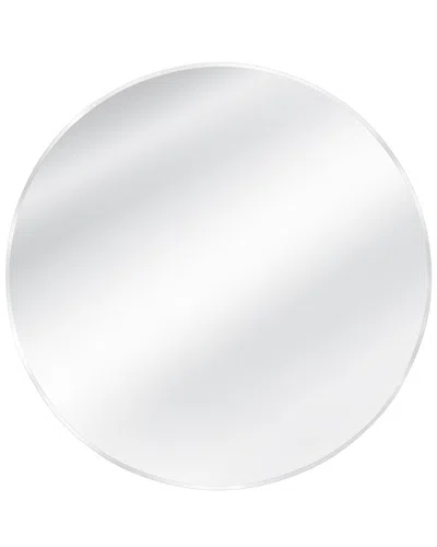 Bassett Mirror Lycoming Wall Mirror In Silver