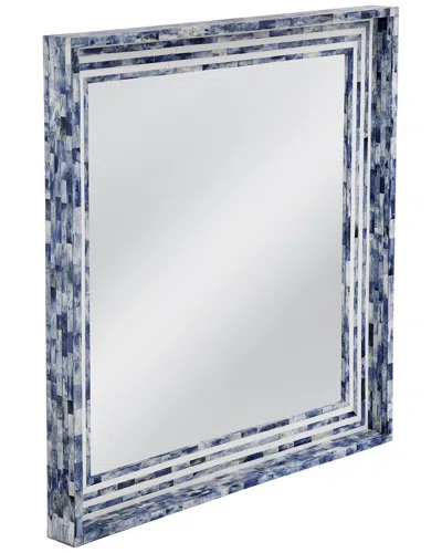 Bassett Mirror Mabrey Wall Mirror In Blue