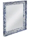 Bassett Mirror Mabrey Wall Mirror In Blue
