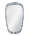 Bassett Mirror Maddox Wall Mirror In Blue
