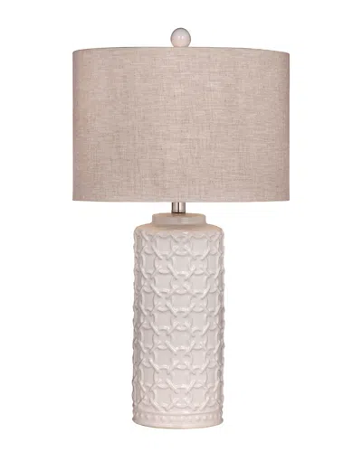 Bassett Mirror Marina Table Lamp In White